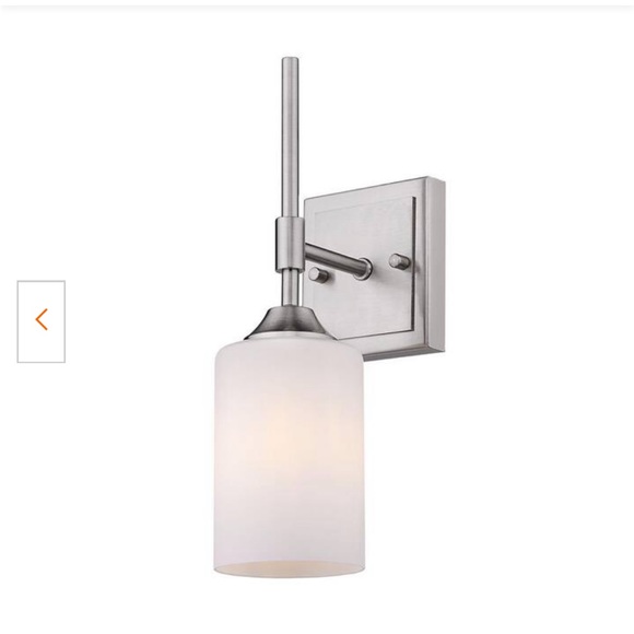 NEW IN BOX Golden Lighting Ormond 4.375 in. 1- Light Pewter Vanity Light - Picture 3 of 4